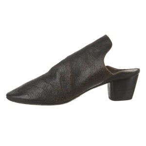 Marsèll Black Leather Mules SZ 8